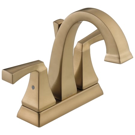 Delta 3-hole 4" installation Hole Centerset Lavatory Faucet, Champagne Bronze 2551-CZMPU-DST